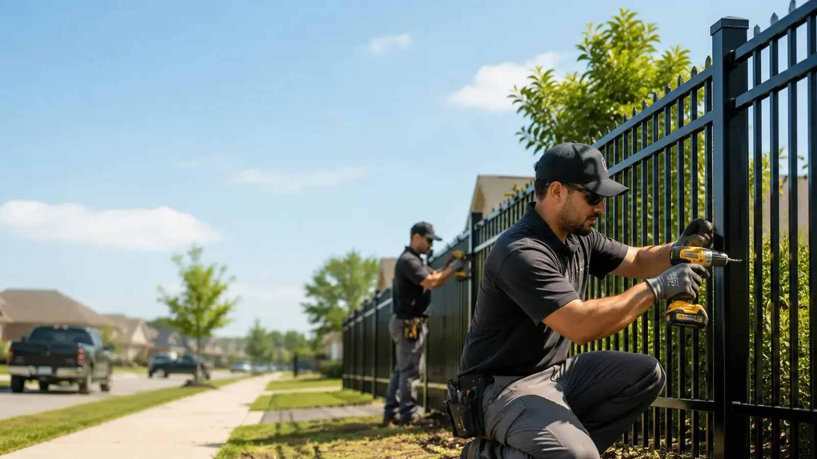 Metal Fence Installation in Bristol, IL